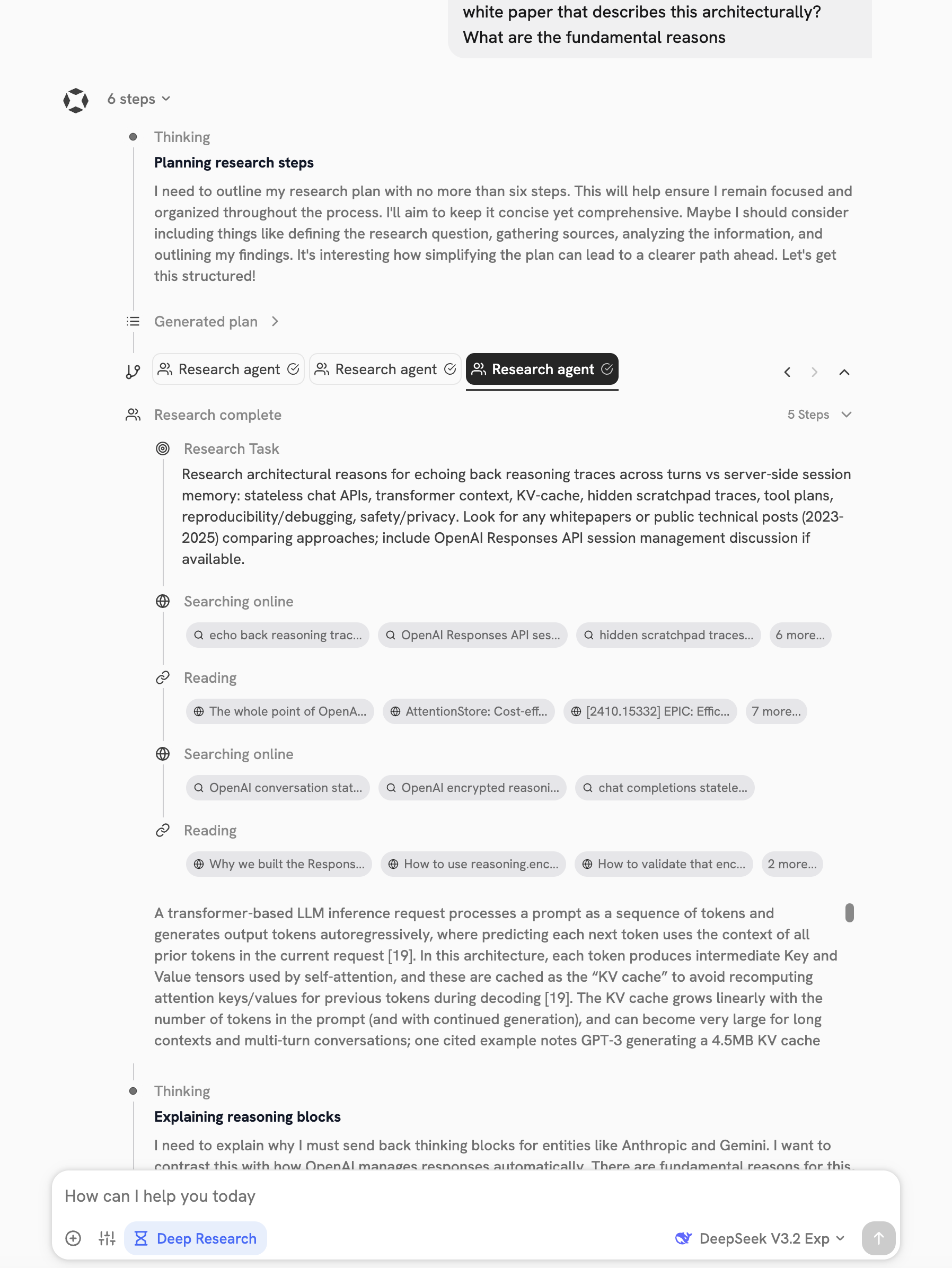 Deep Research with new chat capabilities