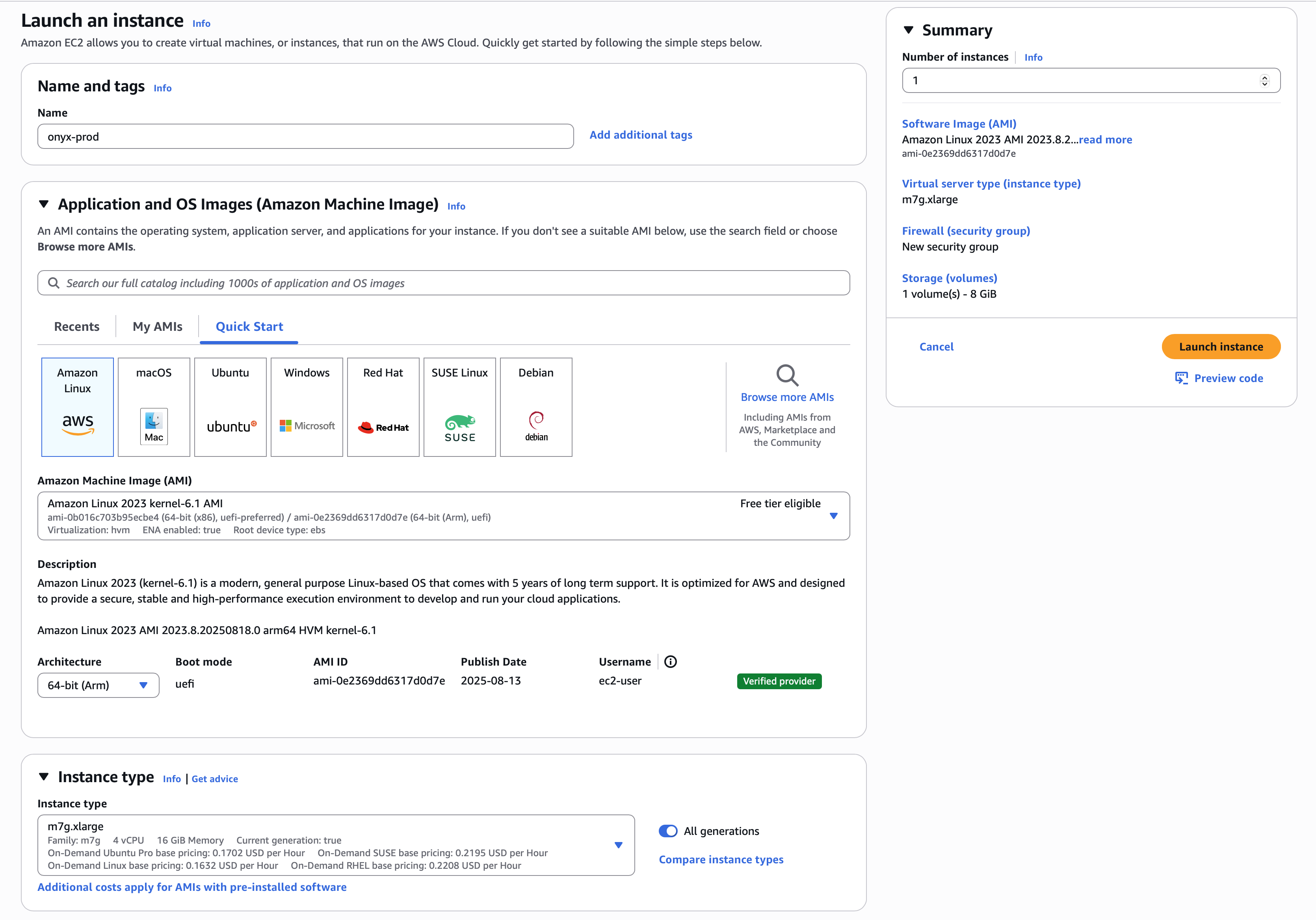 EC2 Instance Creation